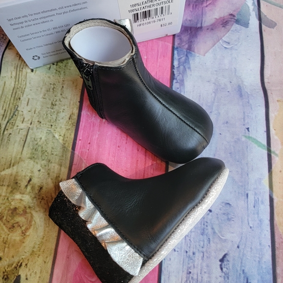 Nwt new robeez boots shoes baby 3-6 m - Picture 2 of 2